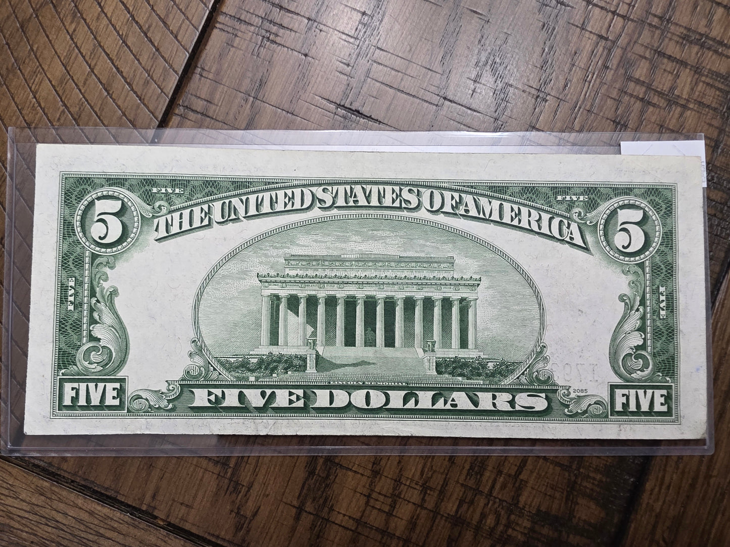 1928 F $5 Dollar Red Seal United States Note Uncirculated Condition