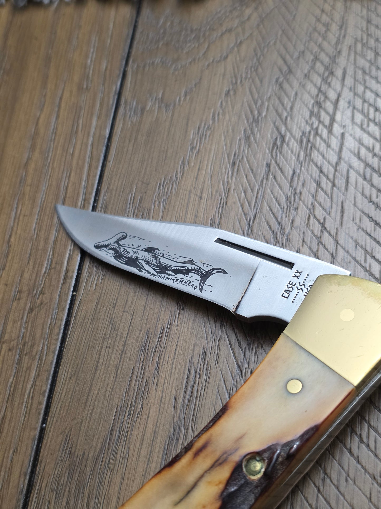 1981 Case XX Stag Handle Hammerhead Lockback - NO SHEATH