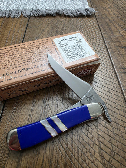 2003 Case XX Blue Lapis Russlock with MOP ex1953 - 1384