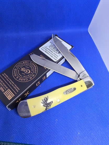 2025 Case XX Yellow Trapper Deer Scene 80161 DS SFO