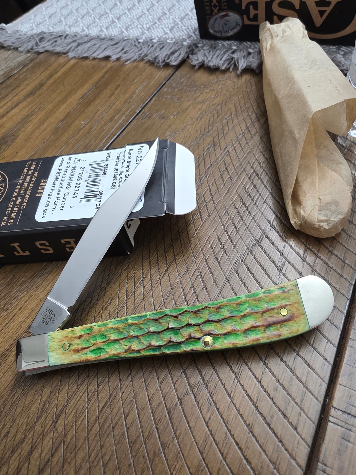 2025 Case XX Lizard Skin Slimline Trapper Knife 22745 NIB Exclusive