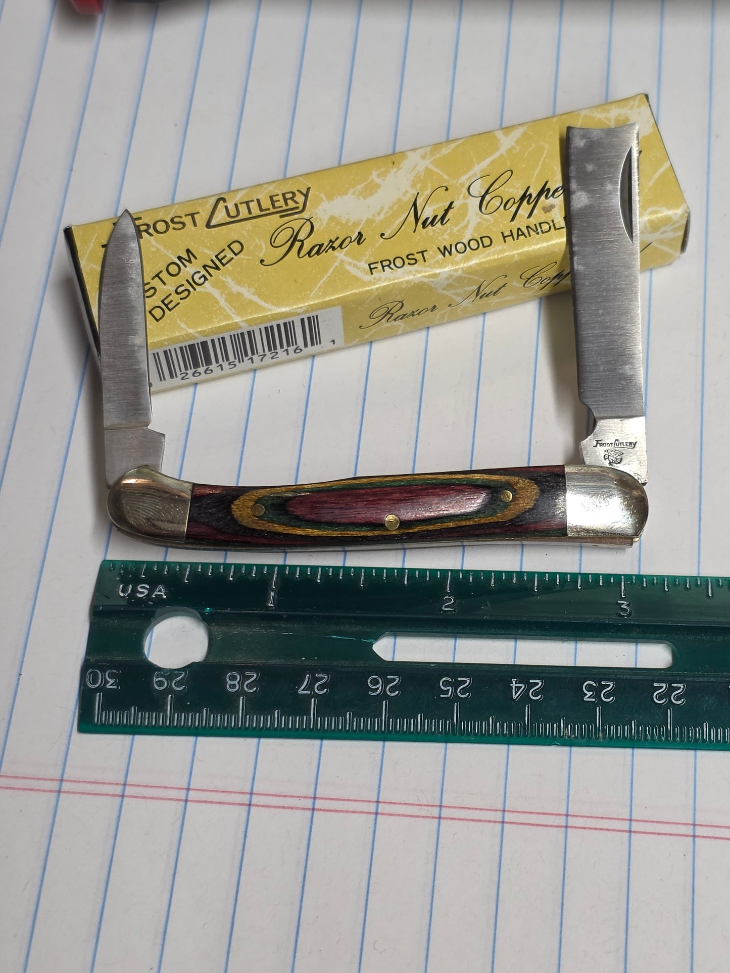 Frost Cutlery Razor Nut Copperhead Vintage Japan Cutlery No.17-216FW