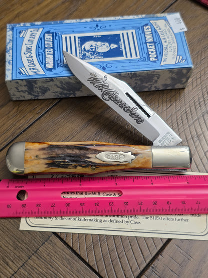 1991 Case XX Classic 51050 Large Coke Bottle with Stag Handle 1 of 750