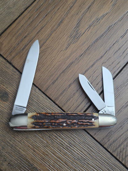 1975 NKC&DA Kissing Krane Cigar Whittler Stag Handle German 1 of 1200