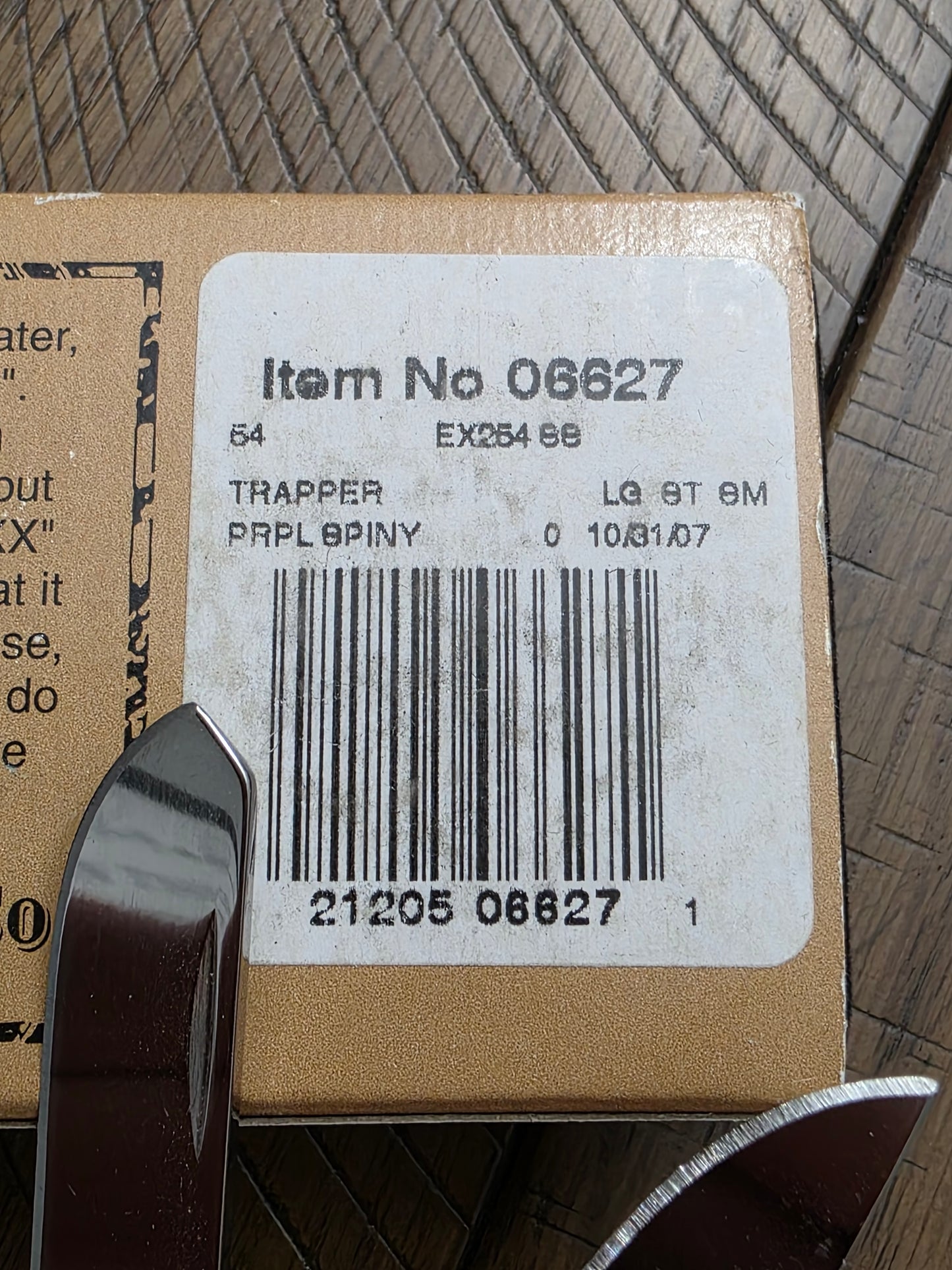 2007 Case XX Purple Spiny Oyster Trapper ex254 _ 06627