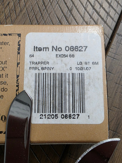 2007 Case XX Purple Spiny Oyster Trapper ex254 _ 06627