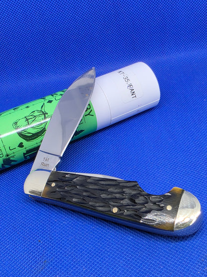 Kilby Tradition - Flop Eared Jack - Green Bone jigged Handle- KTjgbant35