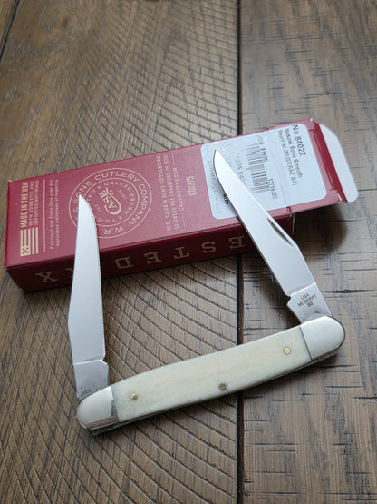 2026 Case XX Smooth Natural Bone Muskrat Red Shield First Production Run 84022