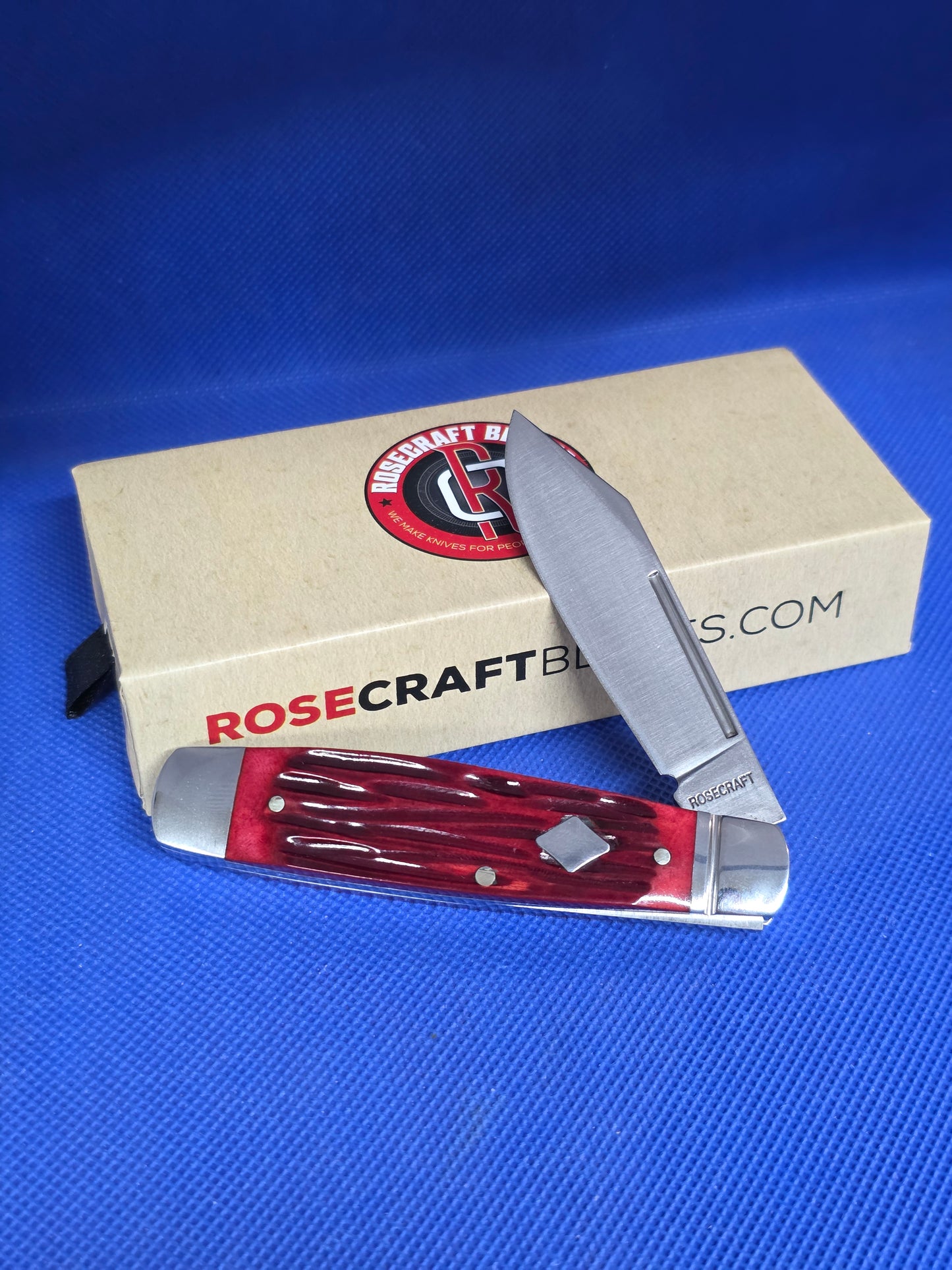 RoseCraft Barren Fork Jack Red Jigged Bone