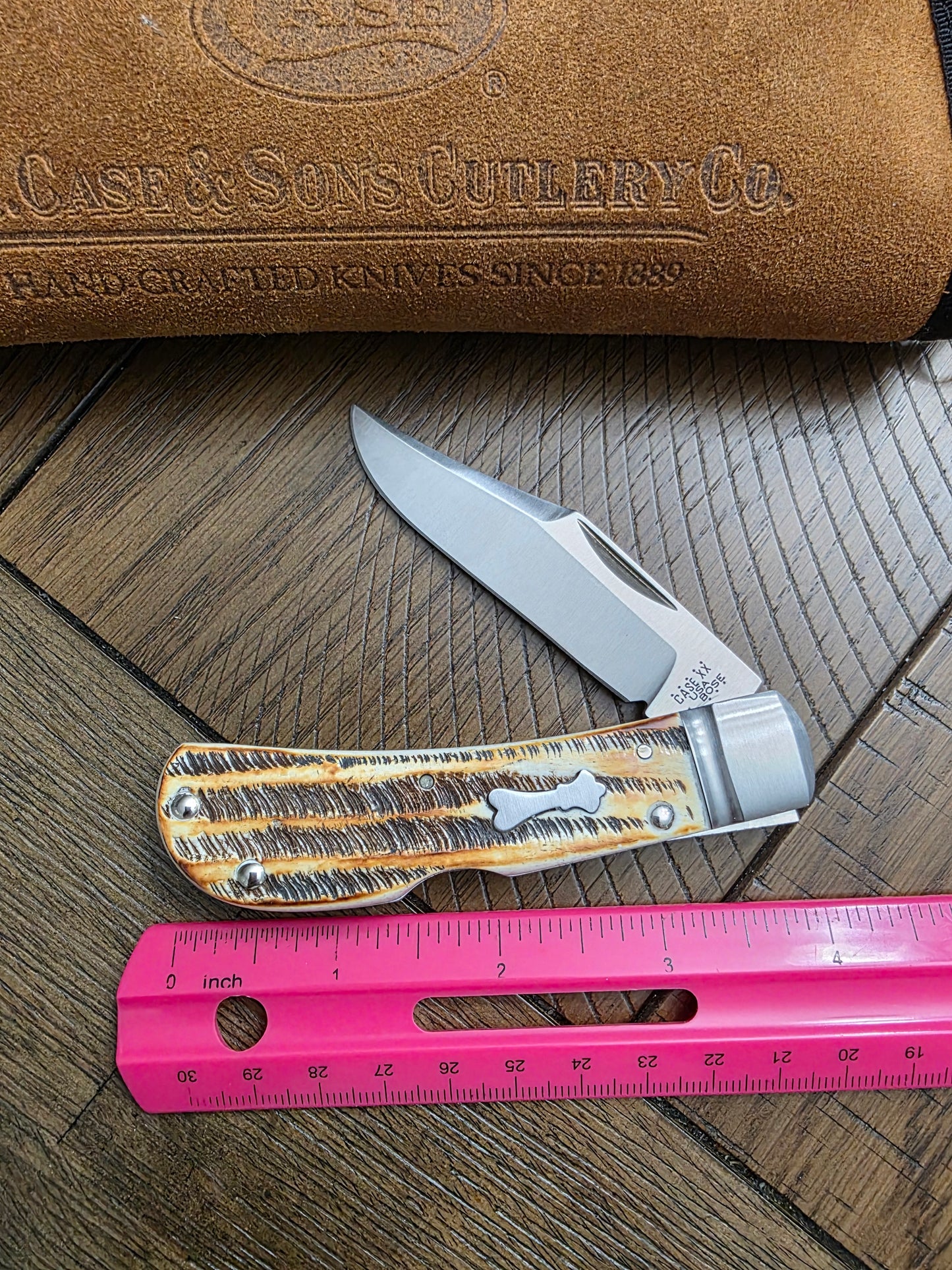 2020 Case XX Lanny's Clip Bonestag Handles 08835 NIB