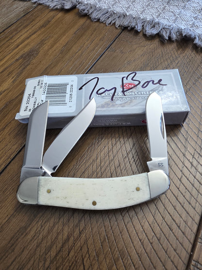 2017 Case XX Smooth Natural Bone Sowbelly - Harvey's Hardware Exclusive  - Tony Bose 22204