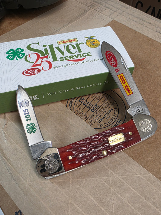 2025 Case XX CO-OP Canoe Heritage Jig Red Bone Limited Run 25th Anniversary