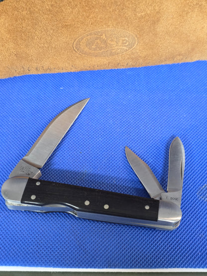 2014 Case XX Tony Bose Lockback Whittler Ebony Wood 154CM - 07217