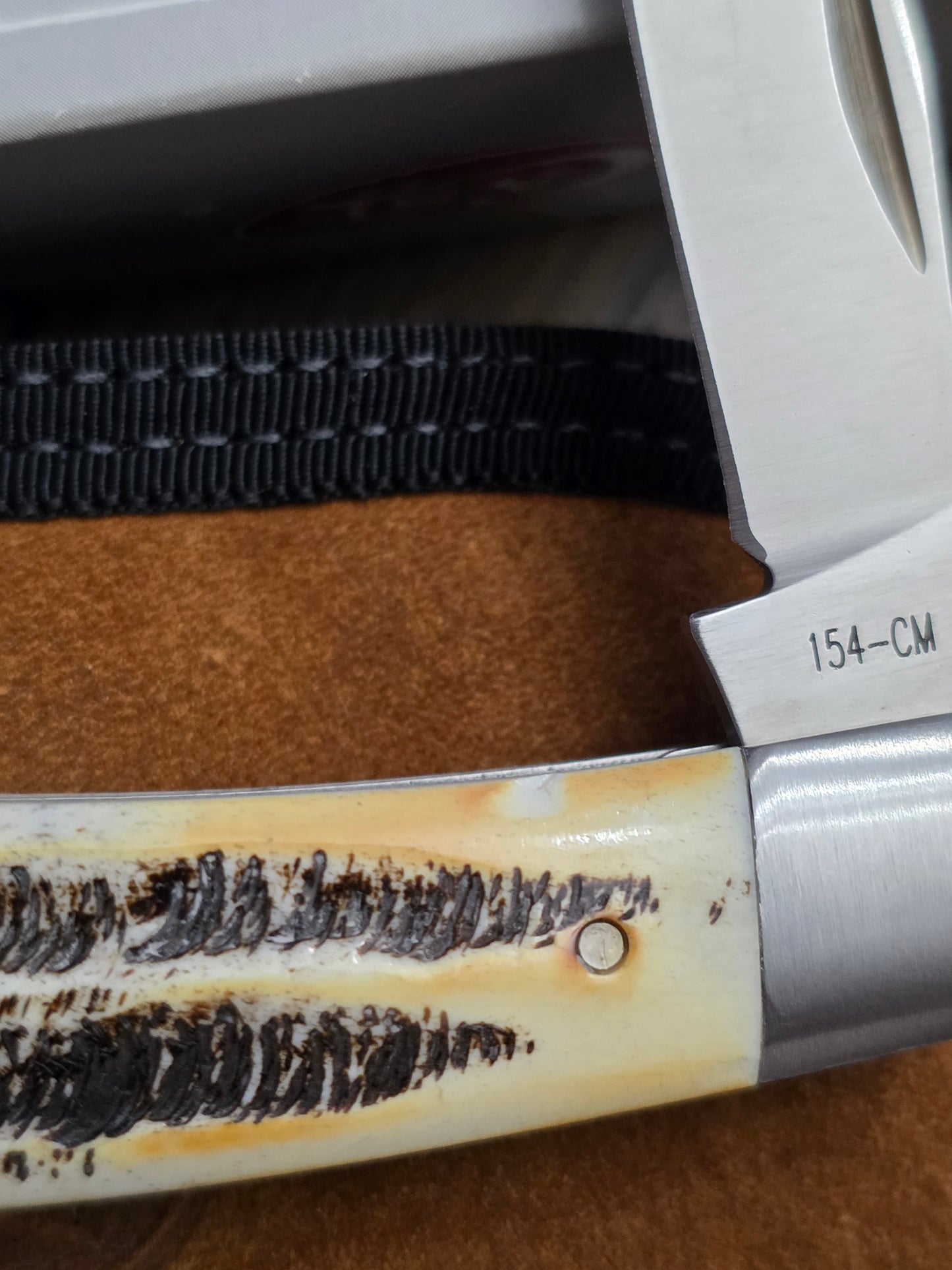 2018 Case XX Tony Bose Premium Stockman Bone Stag 154CM - 07426