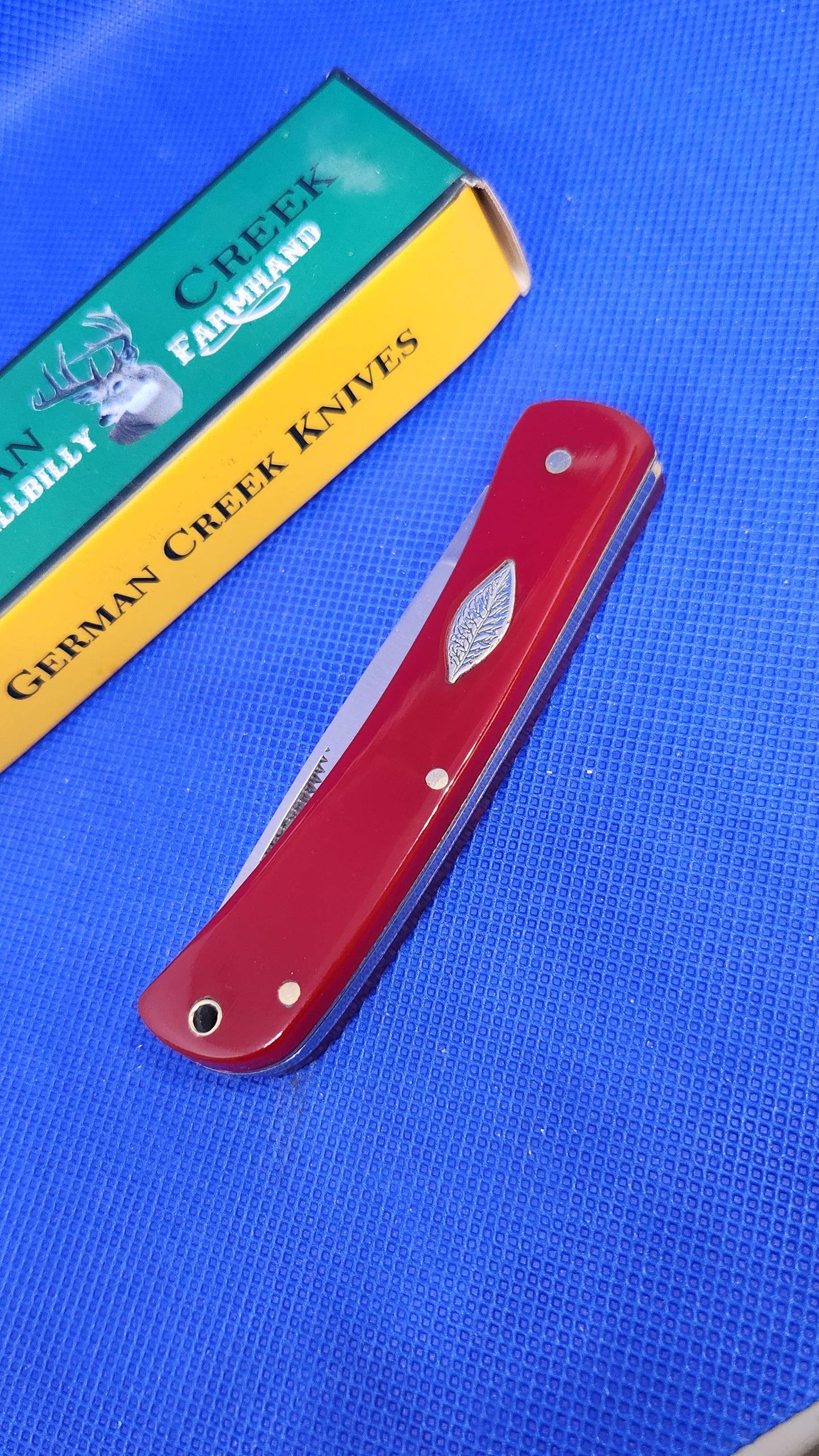 The Hillbilly Farmhand - Crimson Red Synthetic Handles - GCFH037RD