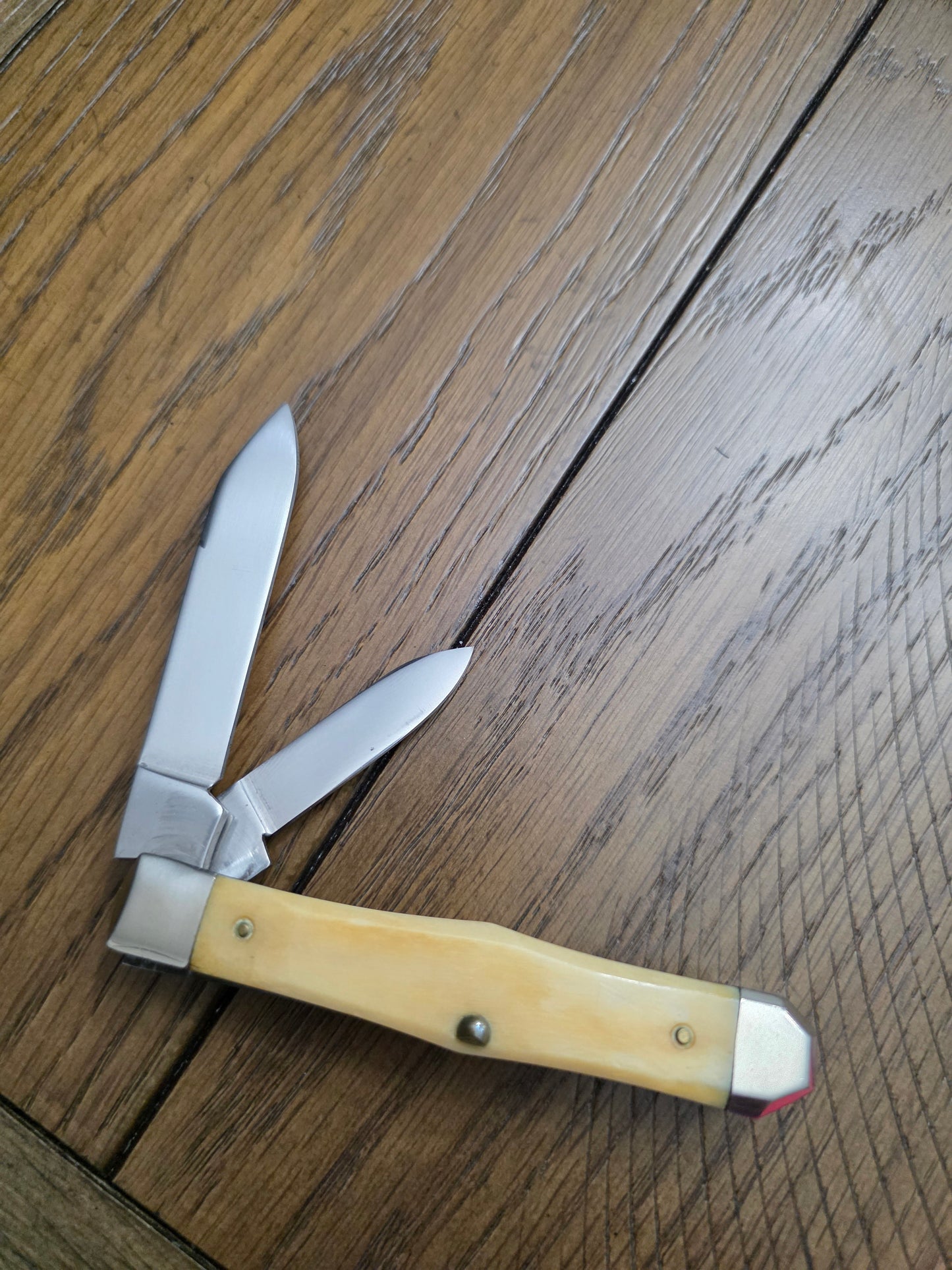 Cripple Creek Swell Center Jack Bone Handle 1 of 25 AECA Knife 1992