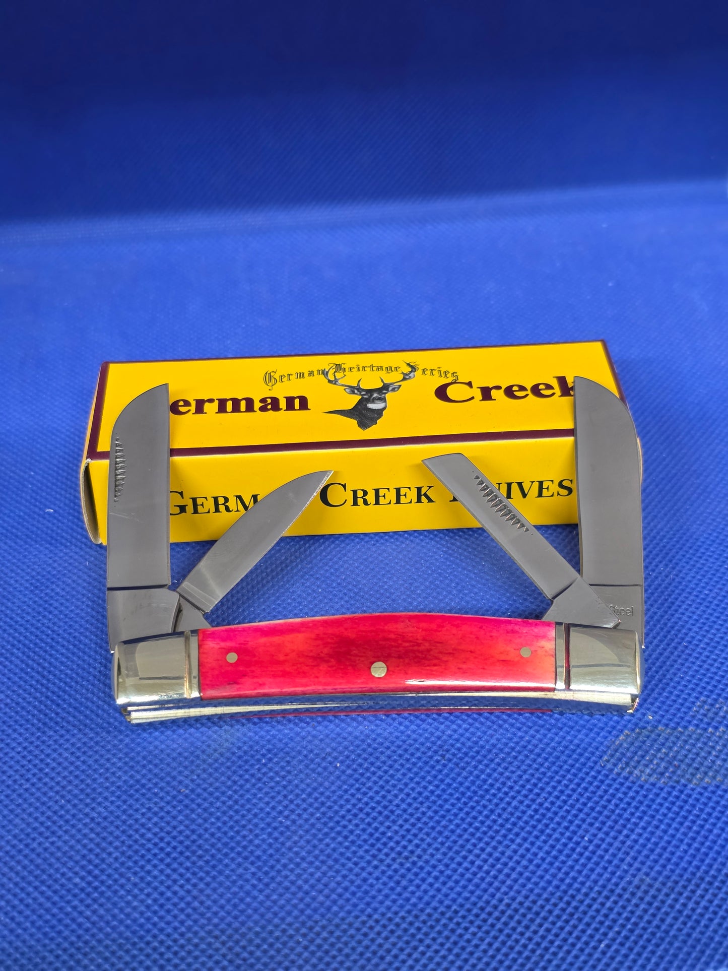 GERMAN CREEK  Congress - Smooth Red Bone Handles - EM2567064RBN