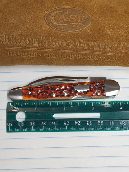 2014 Case XX Tony Bose Lockback Whittler Chestnut Bone 154CM - 07216