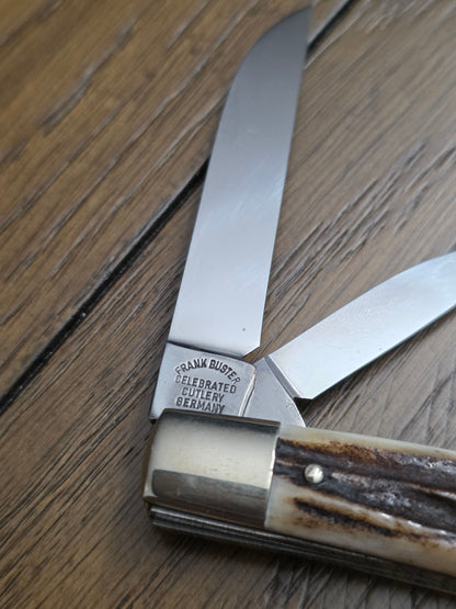 Fight N' Rooster - 2 Blade Congress with Stag Handles - Frank's Celebrated