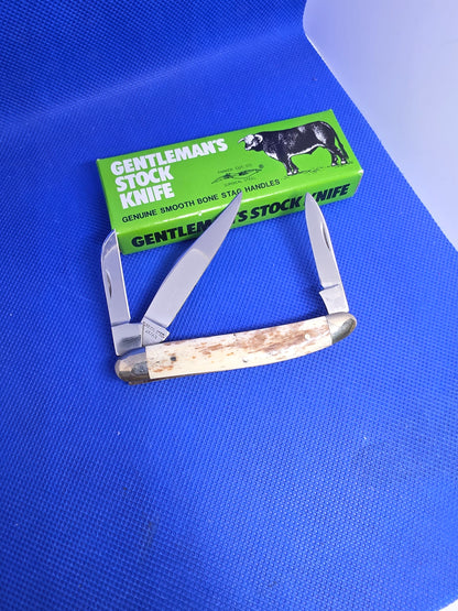 Parker Cut Co. Gentleman's Stock Knife Japan Medium Stockman 3 Blade NO. P-8