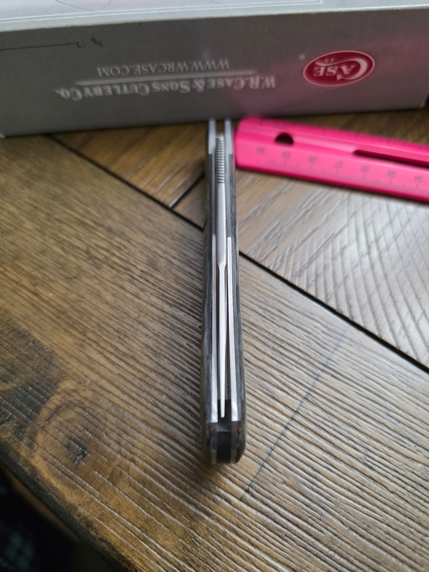 2016 Case XX Tony Bose Wilfred Lockback Hunter Abalone 07418