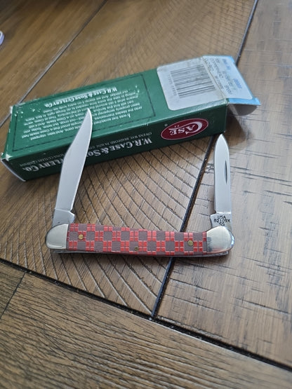 2005 Case XX Mini Copperhead 62109x Red Chexx Collection Red Bone 8969