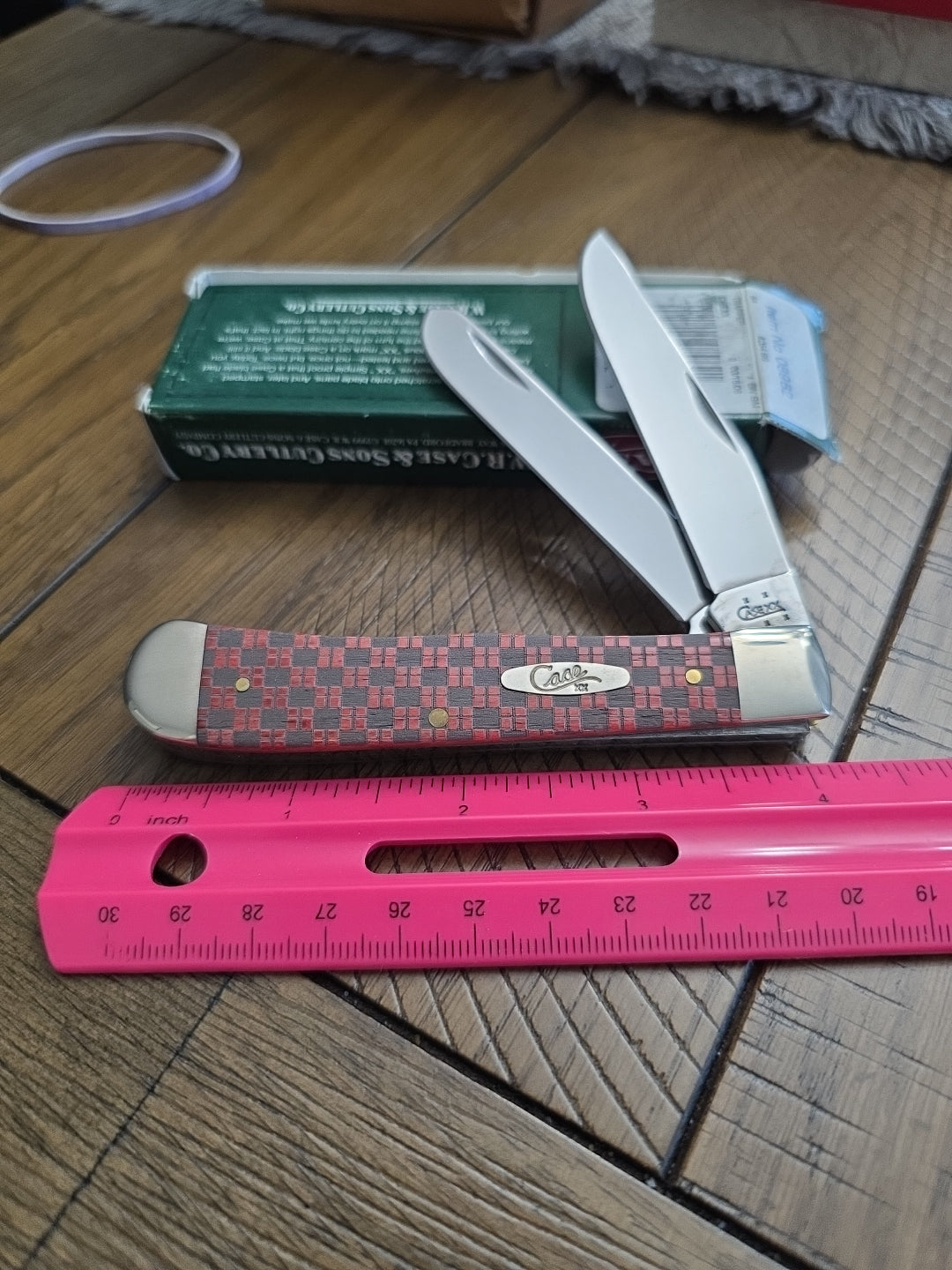 2006 Case XX 6254 Trapper Red Chexx Collection Red Bone 08962