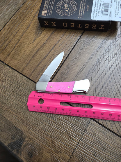 2025 Case XX Lady Case Bubba Gum Pink Lockback 22937 NIB