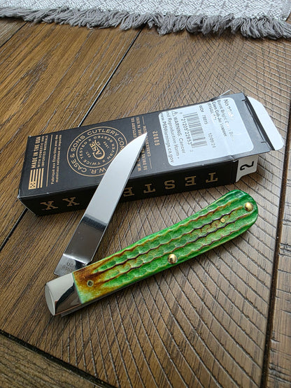 2024 Case XX Lizard Skin Trapper Single Blade Wharncliffe Shepherd Hills Exclusive 22853