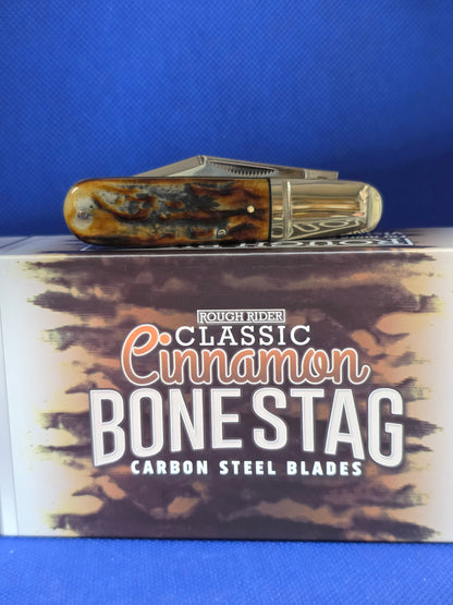 Rough Ryder Classic Cinnamon Stag Barlow Carbon Steel RR2429