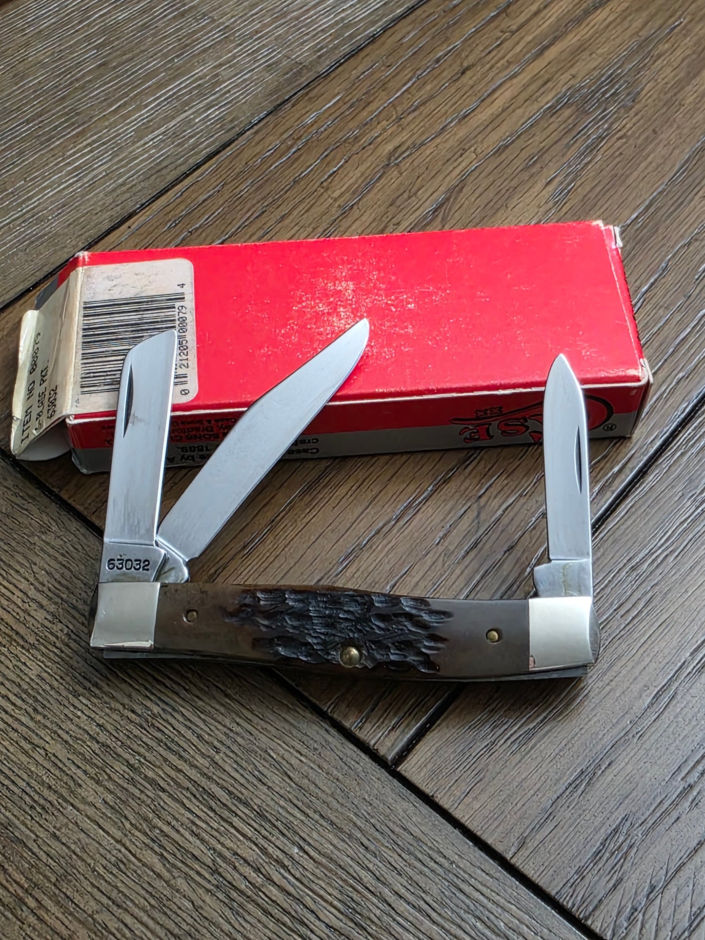 1993 Case XX Stockman 079 63032 Brown Jig Bone