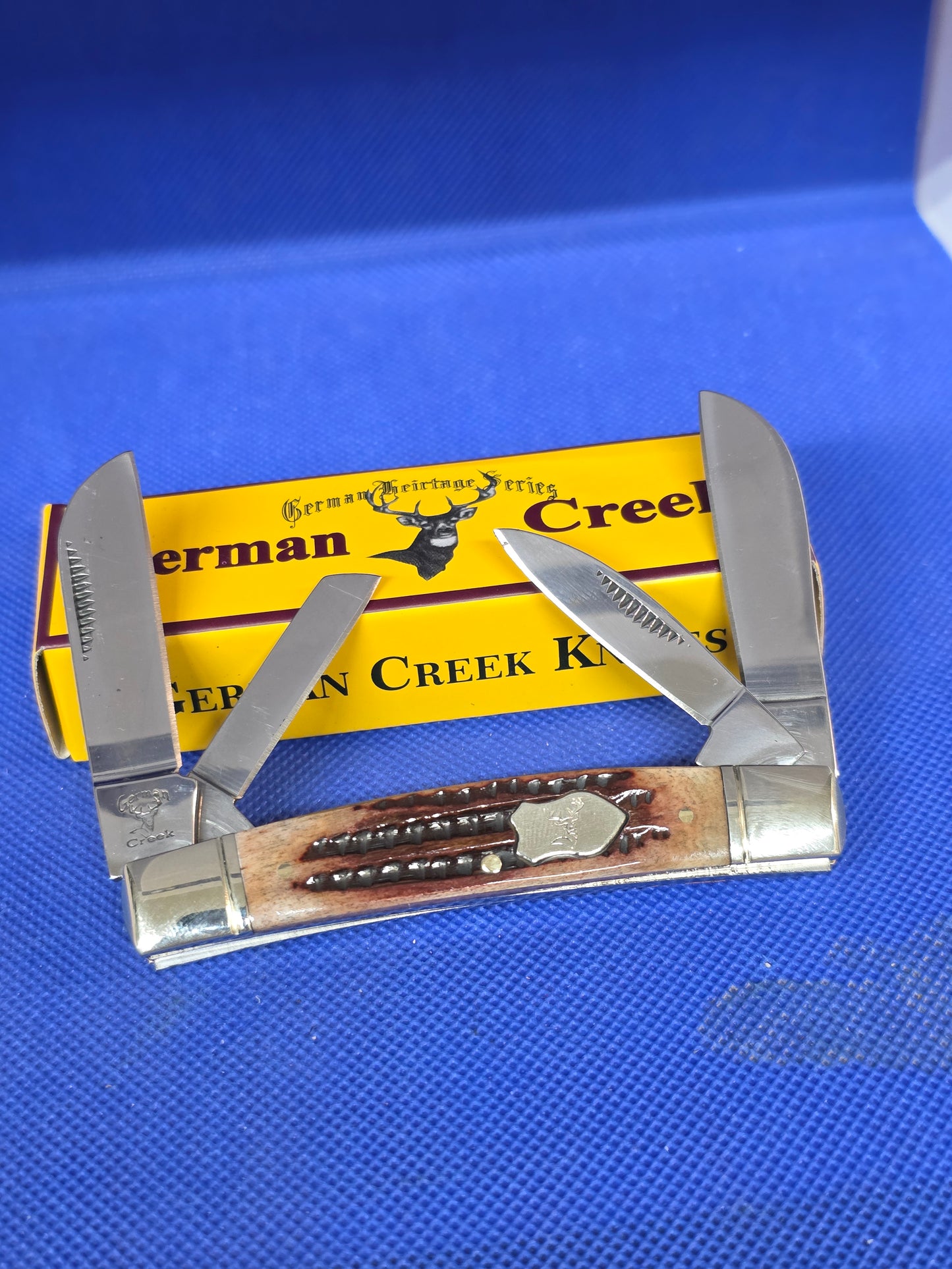 GERMAN CREEK  Congress - Antique Bone Stag Handles - EM2567064ABNJS