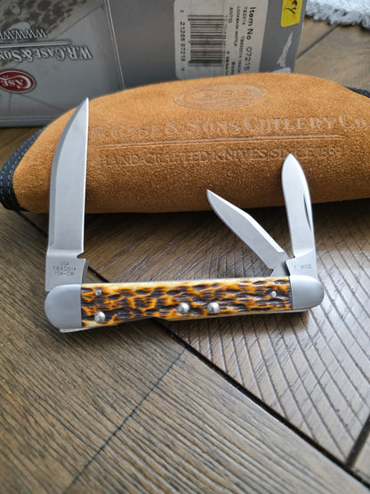 2014 Case XX Tony Bose Lockback Whittler Antique Bone 154CM - 07215