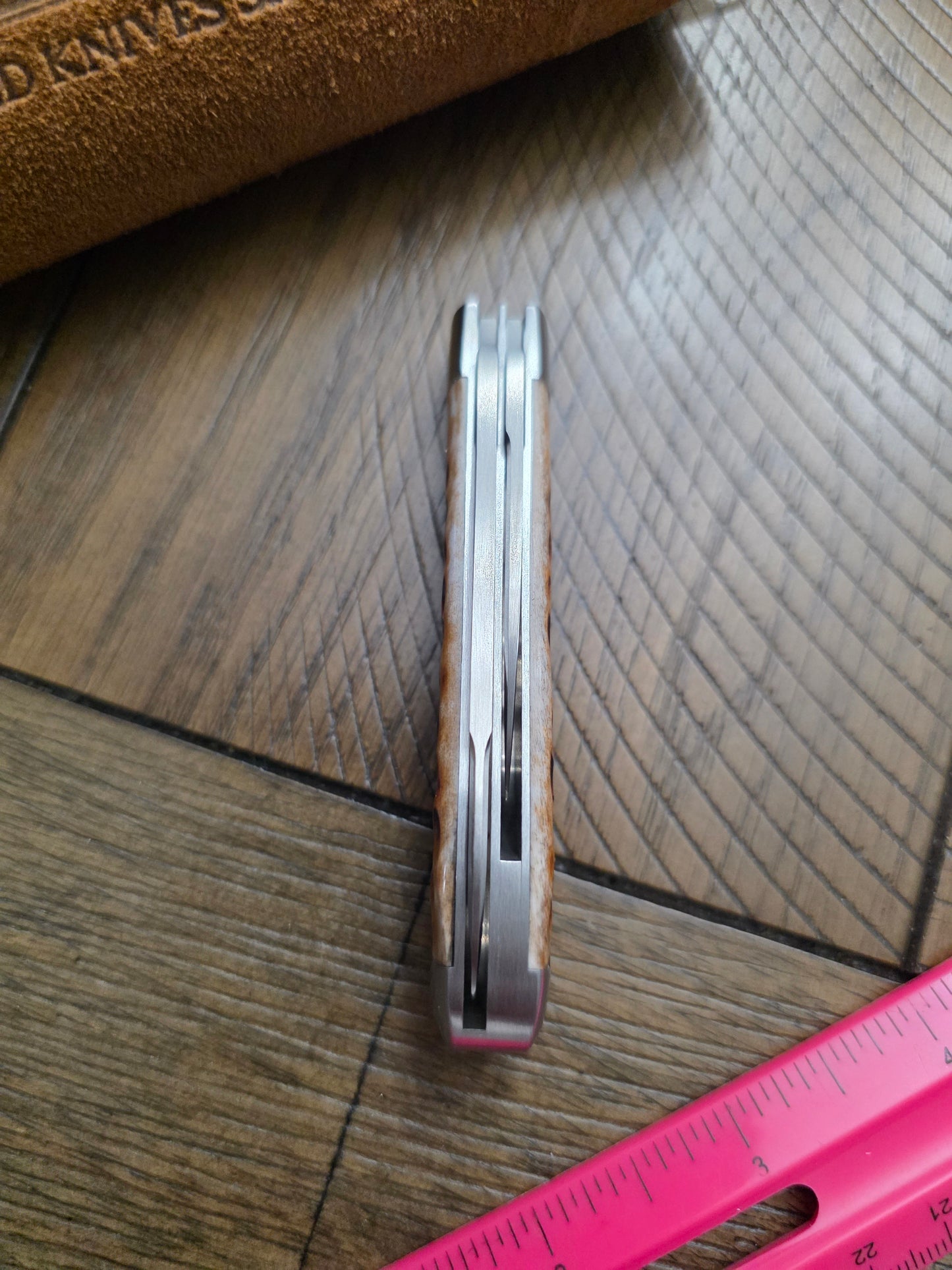 2017 Case XX Tony Bose Eureka Jack Brown Bone 154CM - 07424