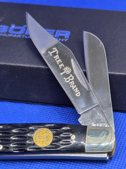 Boker TS Jigged Black Bone Stockman 110725