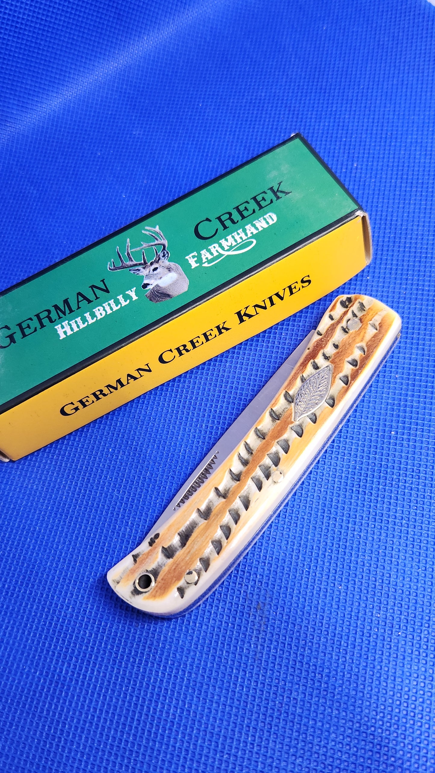 The Hillbilly Farmhand - Burnt Bone Stag Handles - GCFH037BRBST