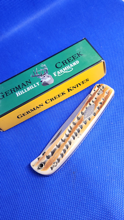 The Hillbilly Farmhand - Burnt Bone Stag Handles - GCFH037BRBST