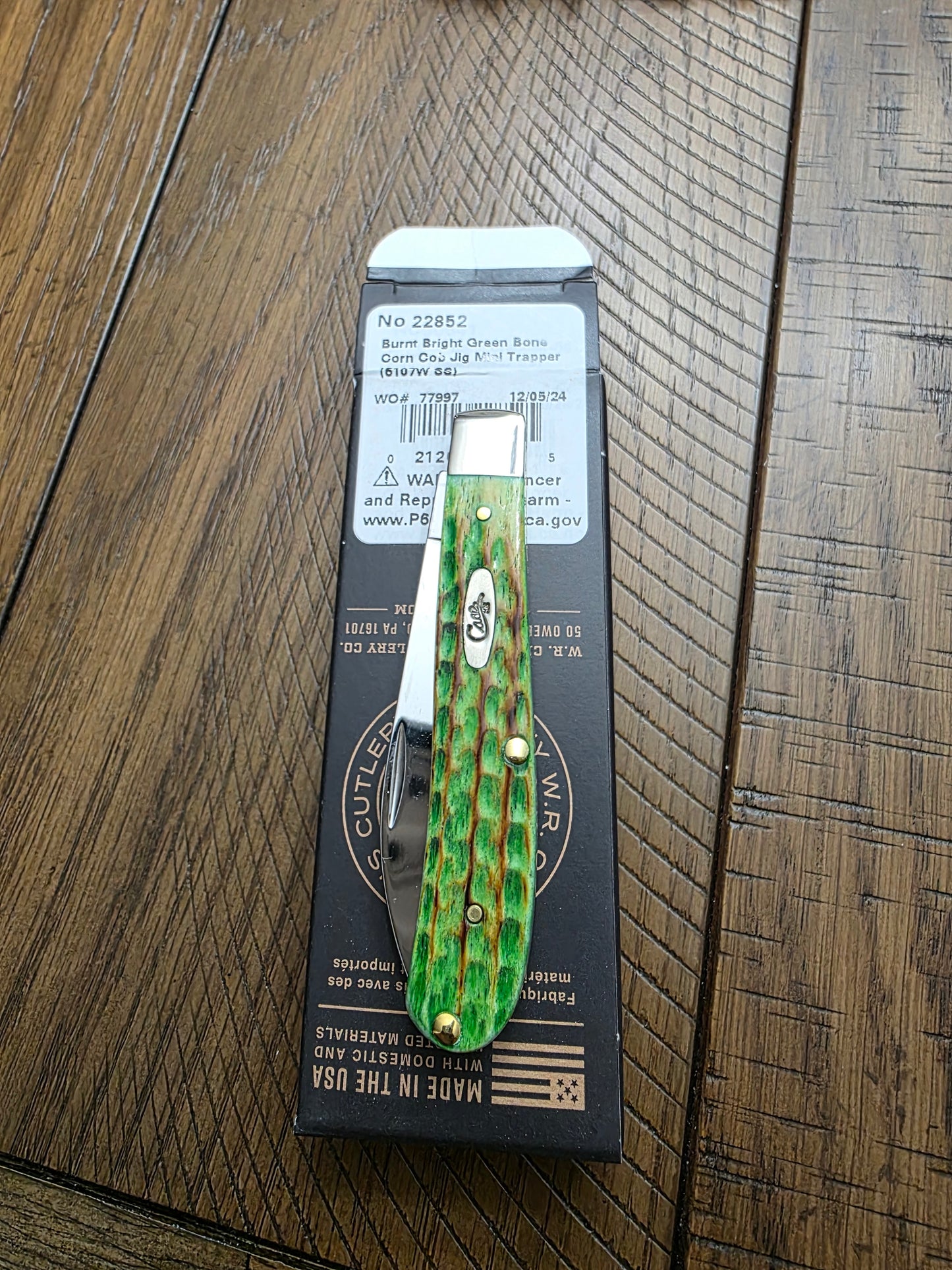 2024 Case XX Lizard Skin Mini Trapper Single Blade 6107w 22852