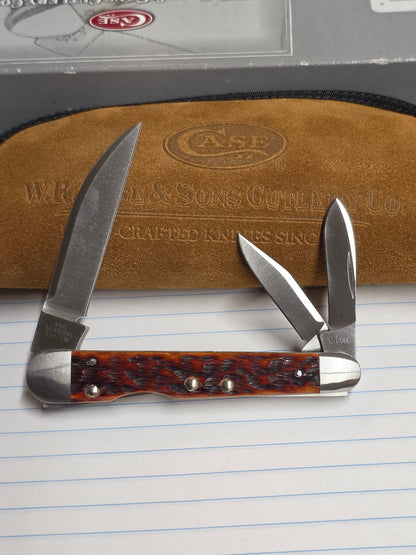 2014 Case XX Tony Bose Lockback Whittler Chestnut Bone 154CM - 07216