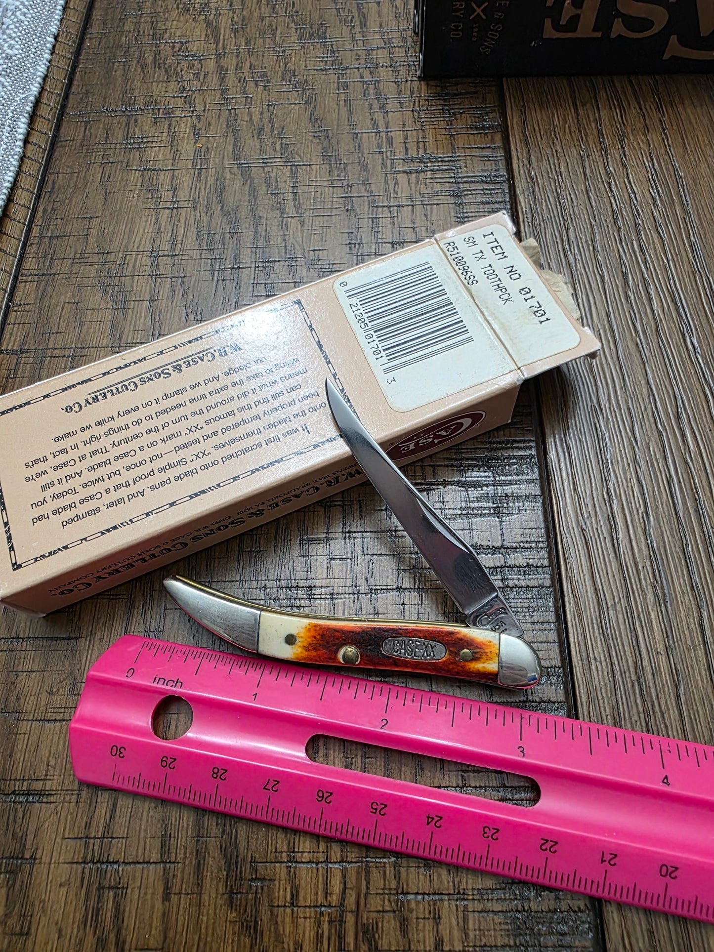 1996 Case XX RED STAG Toothpick R510096 NIB - 01701