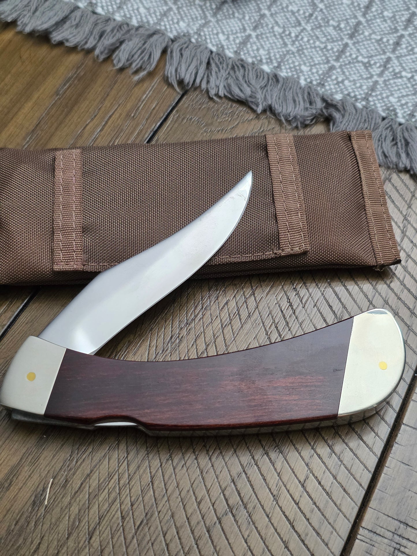 1983 Case XX PRO-LOCK I Rosewood Handle New Grind Blade 7 Dot 5.25"