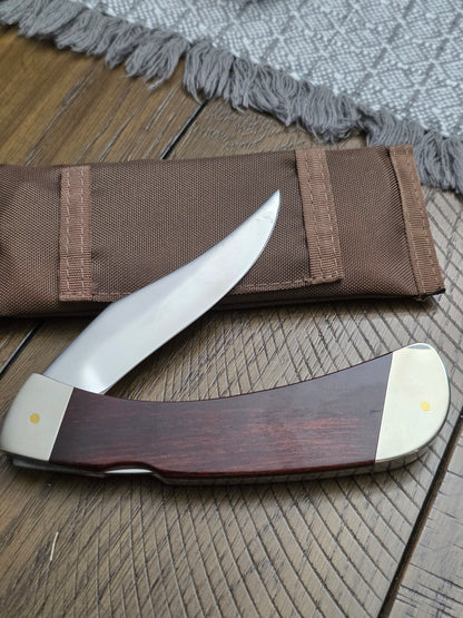 1983 Case XX PRO-LOCK I Rosewood Handle New Grind Blade 7 Dot 5.25"