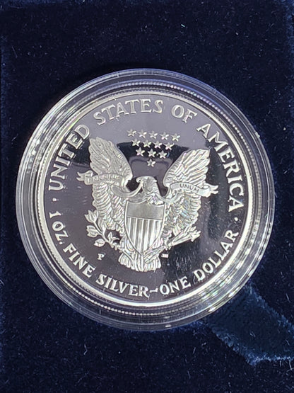 1998 SAE Proof Silver American Eagle $1 New in Box