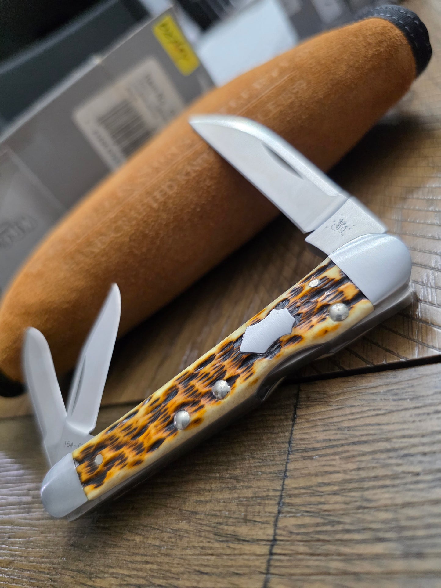 2014 Case XX Tony Bose Lockback Whittler Antique Bone 154CM - 07215