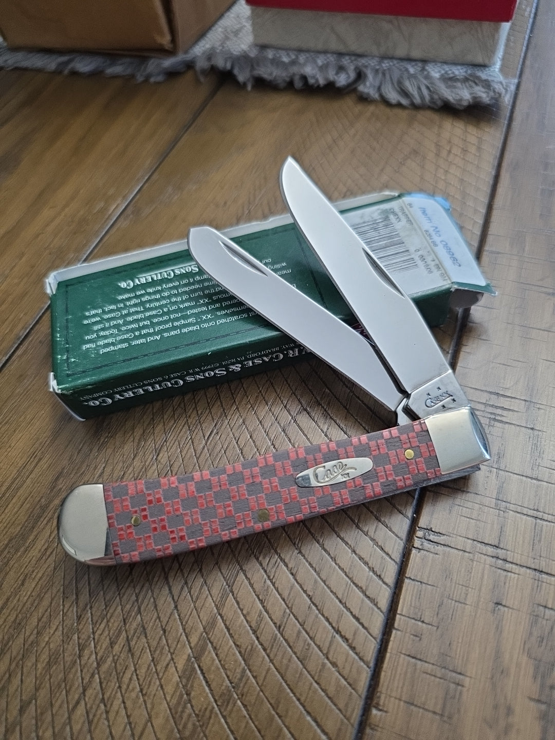 2006 Case XX 6254 Trapper Red Chexx Collection Red Bone 08962