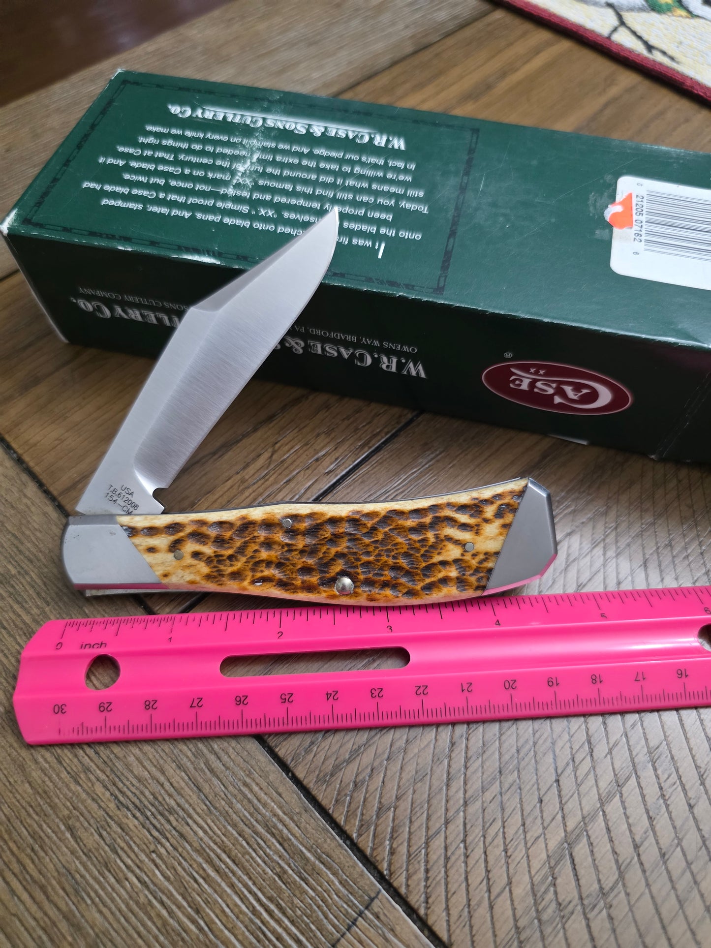 2008 Case XX Tony Bose Hunter Arkansas Antique Jig Bone 07162