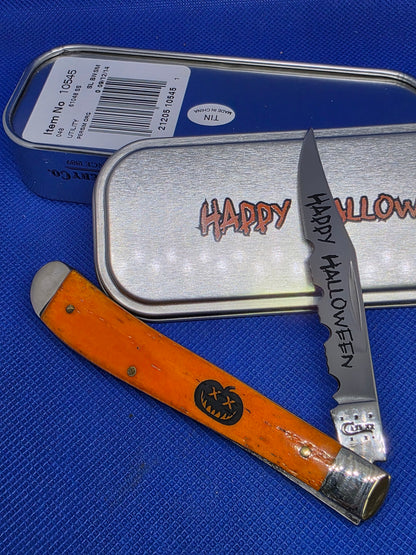 2014 Case XX Happy Halloween Slimline Trapper 61048  NIB 10545