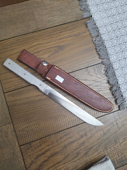 Randall Saltwater Knife Made in USA. Unused with Leather Sheath
