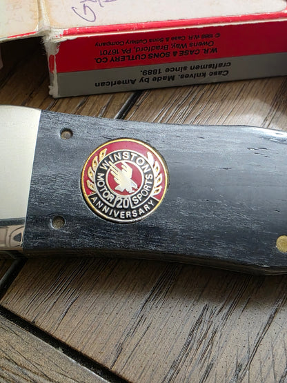 1991 Case XX Classic Grey Bone Large Coke Bottle Trapper 62050 PROTO Winston Cup Champion