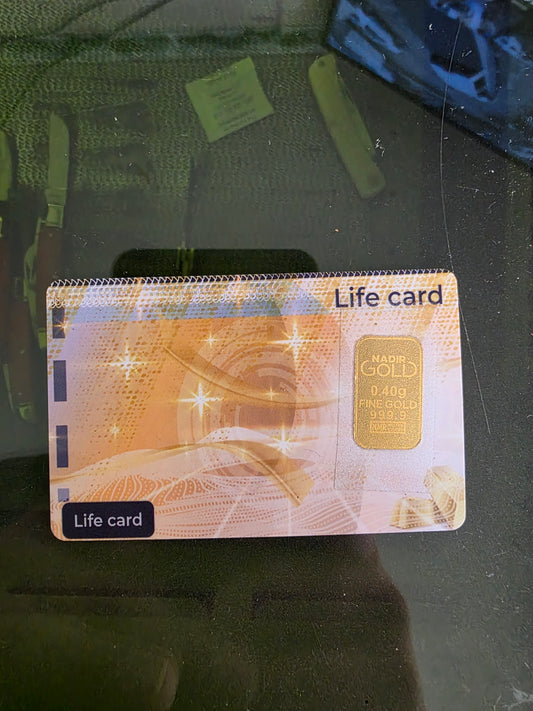 Life Card .40g 999.9 Gold NADiR